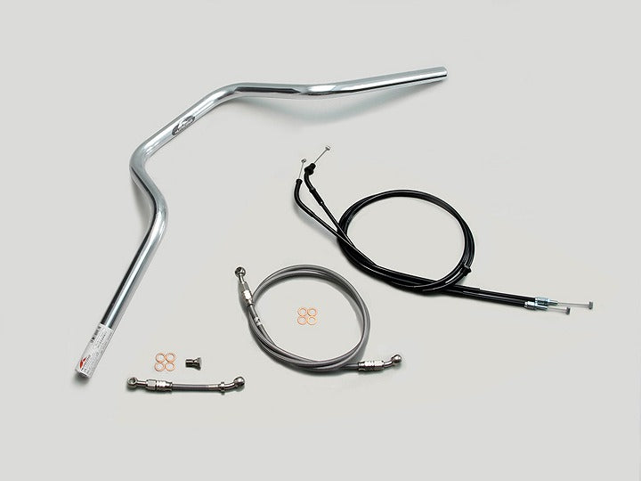 ヨーロピアン4型 ハンドルセット クロームメッキ CB1300SB