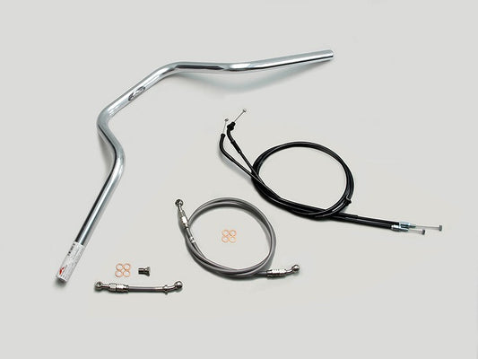 ヨーロピアン4型 ハンドルセット クロームメッキ CB1300SB