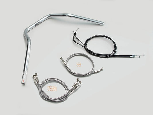 ナロー4型 ハンドルセット クロームメッキ CB1300SB