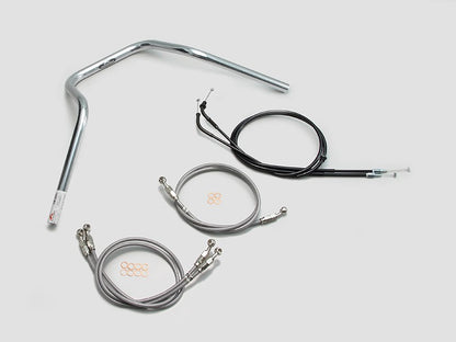ナロー5型 ハンドルセット クロームメッキ CB1300SB