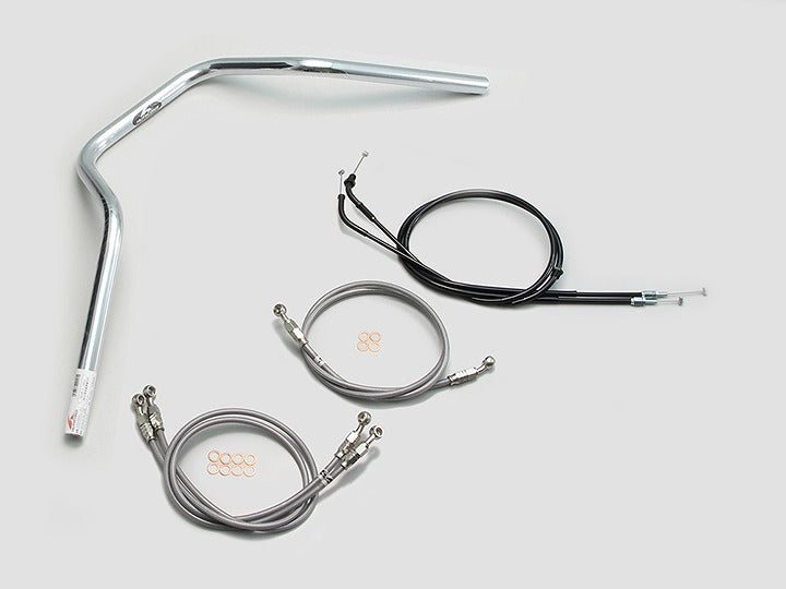 POLICE4型 ハンドルセット クロームメッキ CB1300SB