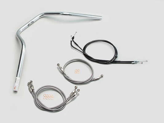 POLICE 4-Type Handlebar Set, Chrome Plated, CB1300SB