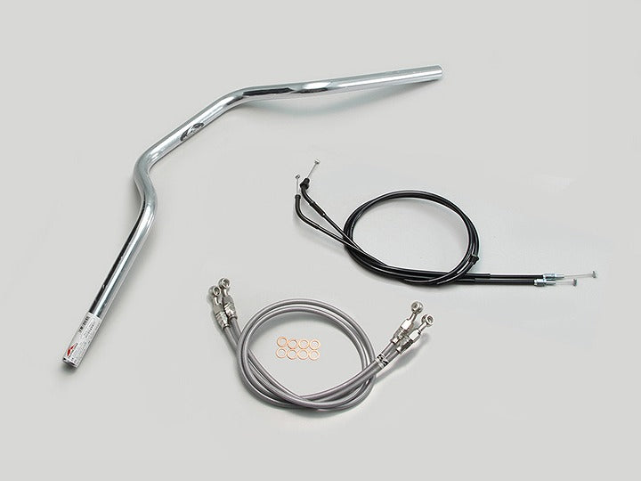 ヨーロピアン3型 ハンドルセット クロームメッキ CB1300SB