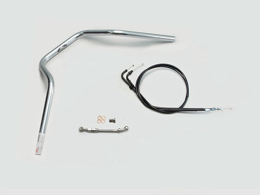 POLICE 4 Type Handlebar Set Chrome Plated CB1100