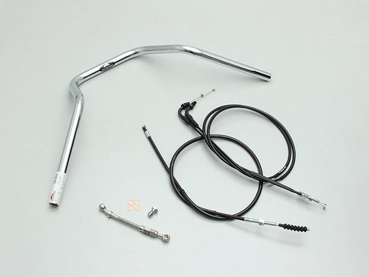 Narrow 4 Type Handlebar Set, Chrome Plated, GB350