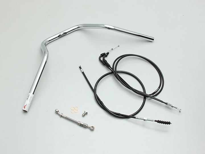 POLICE 4型 ハンドルセット クロームメッキ GB350