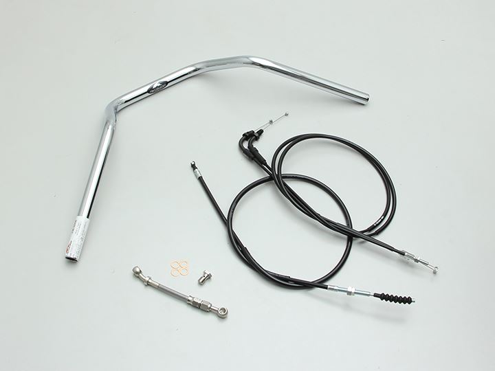 ナロー3型 ハンドルセット クロームメッキ GB350