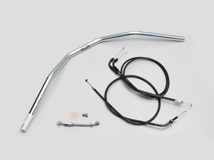 スーパートラッカー ハンドルセット クロームメッキ CL250