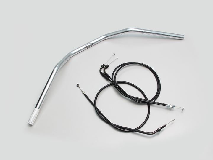 トラッカーHIGH ハンドルセット クロームメッキ CL250