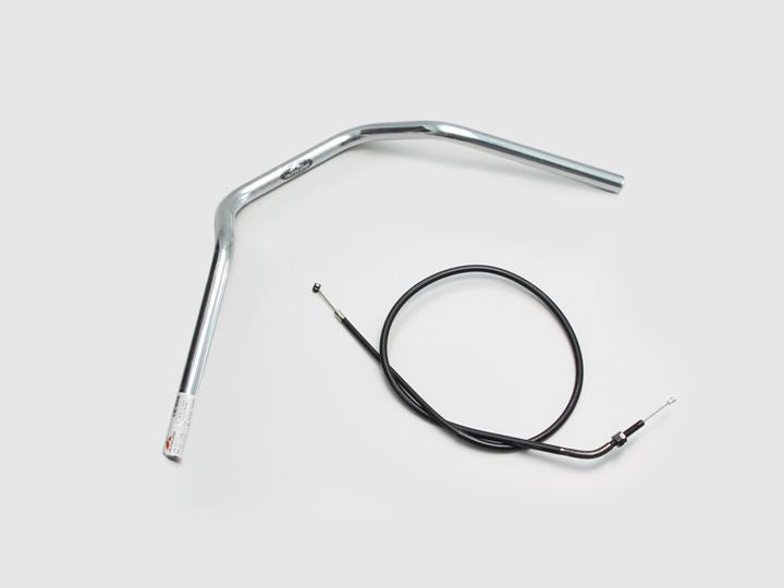 Narrow 3 Type Handlebar Set, Chrome Plated, CL250
