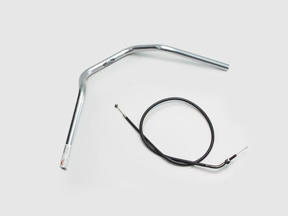Narrow 3 Type Handlebar Set, Chrome Plated, CL250