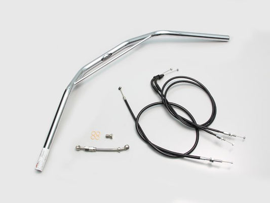 トラッカーHIGH ブリッジ付 ハンドルセット クロームメッキ GROM グロム