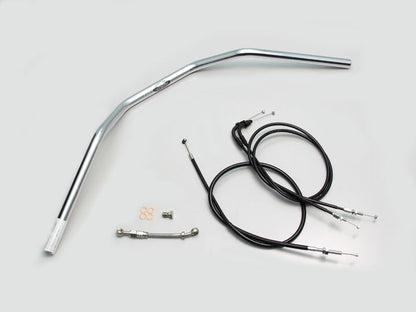 トラッカーHIGH ハンドルセット クロームメッキ GROM グロム