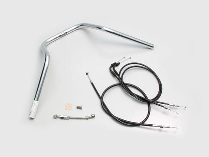 Narrow 5 Type Handlebar Set Chrome Plated GROM
