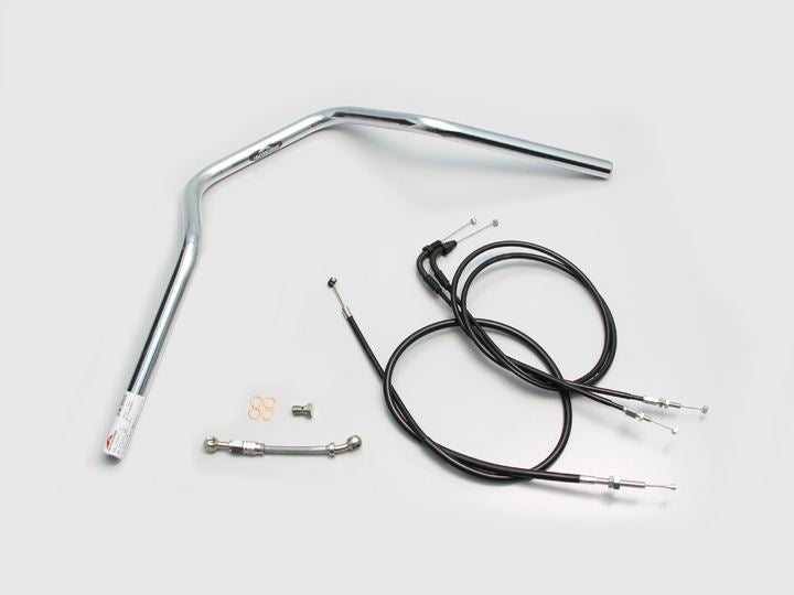 POLICE 4型 ハンドルセット クロームメッキ GROM グロム