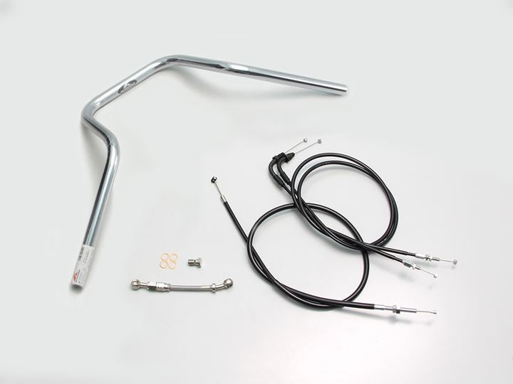 POLICE 5型 ハンドルセット クロームメッキ GROM グロム