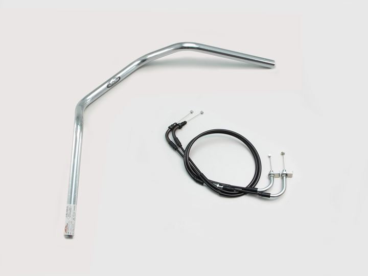 150アップ2型 ハンドルセット クロームメッキ ダックス125