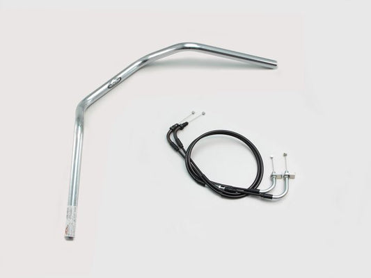 150アップ2型 ハンドルセット クロームメッキ ダックス125