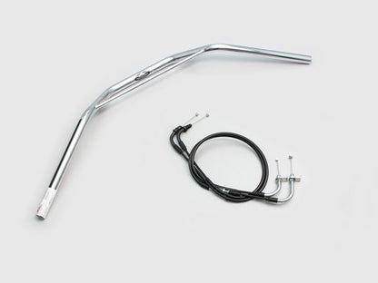 トラッカーHIGH ブリッジ付 ハンドルセット クロームメッキ ダックス125