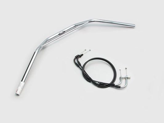 トラッカーHIGH ブリッジ付 ハンドルセット クロームメッキ ダックス125