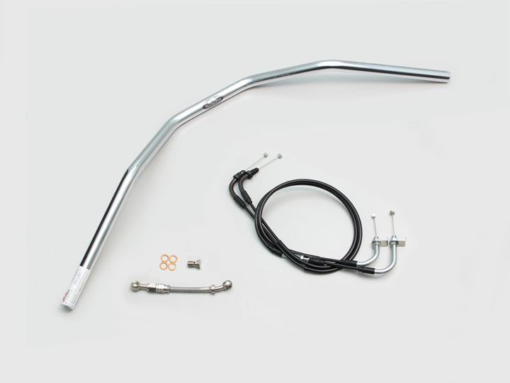 スーパートラッカー ハンドルセット クロームメッキ ダックス125