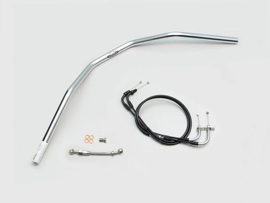 スーパートラッカー ハンドルセット クロームメッキ ダックス125