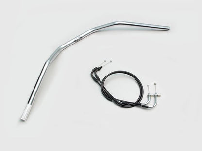 トラッカーHIGH ハンドルセット クロームメッキ ダックス125