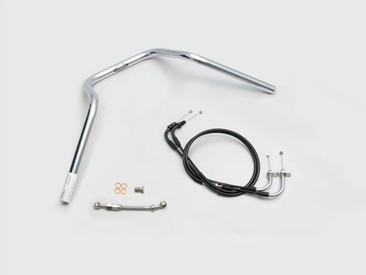 ナロー5型 ハンドルセット クロームメッキ ダックス125