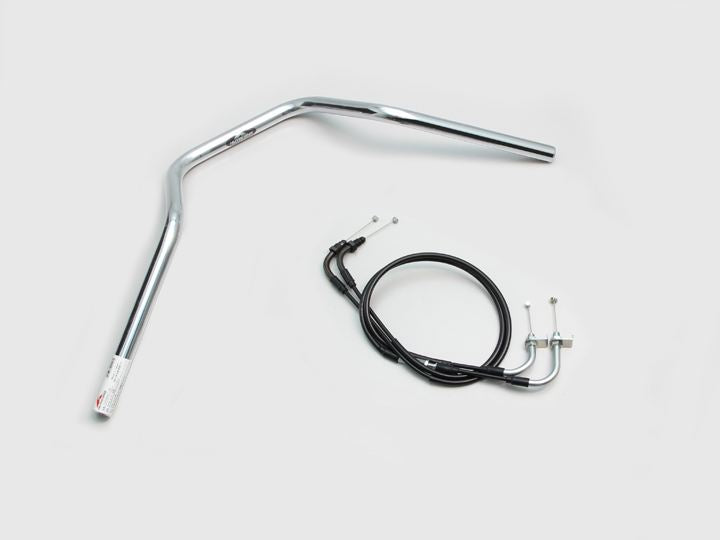 POLICE 4型 ハンドルセット クロームメッキ ダックス125