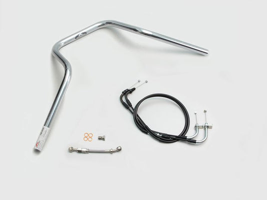 POLICE 5型 ハンドルセット クロームメッキ ダックス125