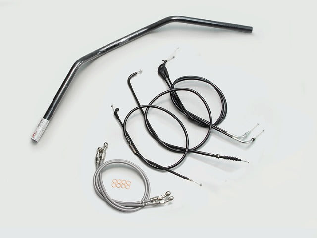 トラッカーLOW ハンドルセット ブラック XJR400R(98-00)