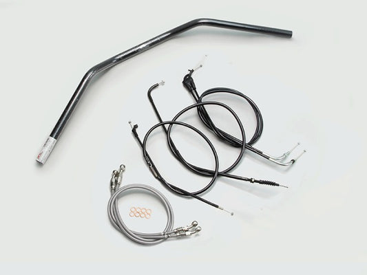 トラッカーLOW ハンドルセット ブラック XJR400R(98-00)