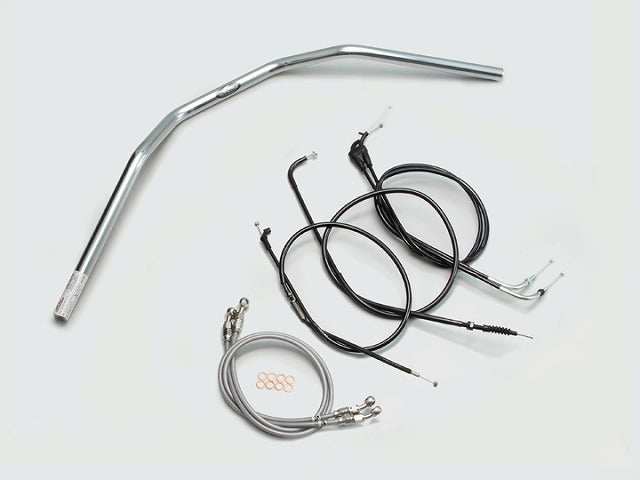 トラッカーHIGH ハンドルセット クロームメッキ XJR400R(98-00)