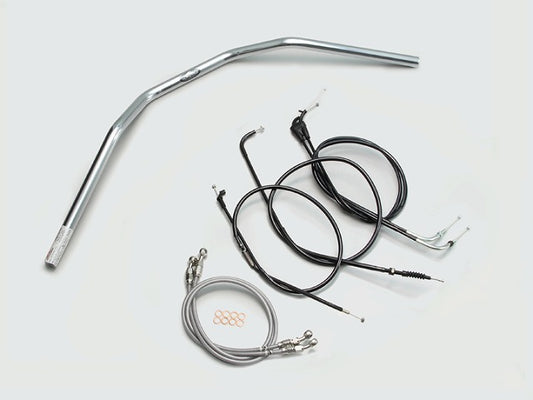 トラッカーHIGH ハンドルセット クロームメッキ XJR400R(98-00)