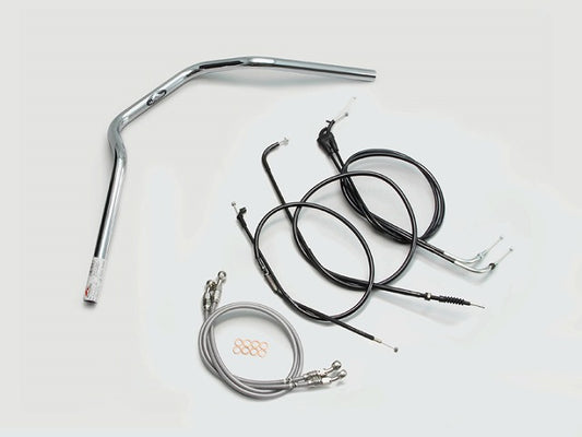 POLICE 3型 ハンドルセット クロームメッキ XJR400R(98-00)