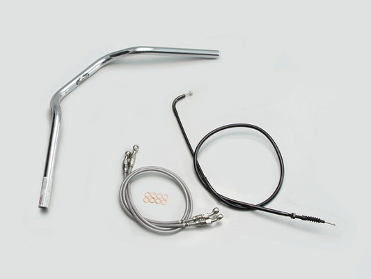 POLICE 2型 ハンドルセット クロームメッキ XJR400R(98-00)