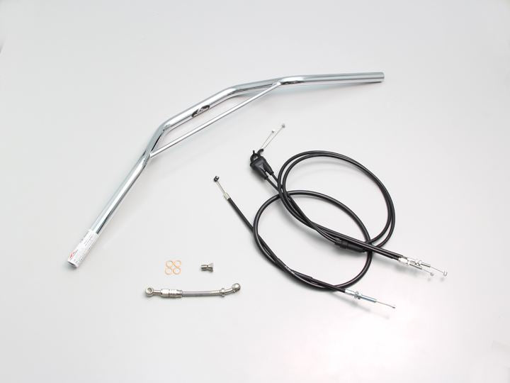 トラッカースペシャル ブリッジ付 ハンドルセット クロームメッキ XSR125 ABS