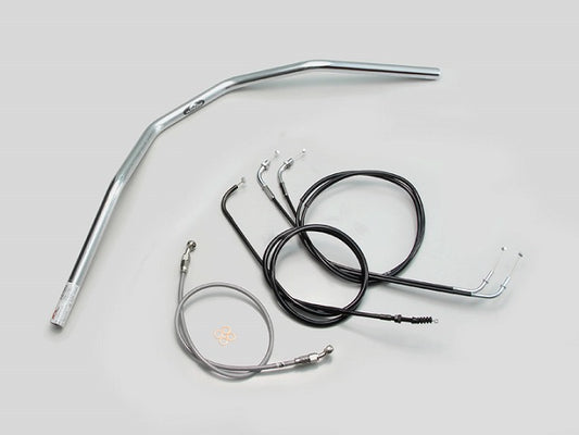 Super Tracker Handlebar Set, Chrome Plated, Estrellla (14-16 FI model)