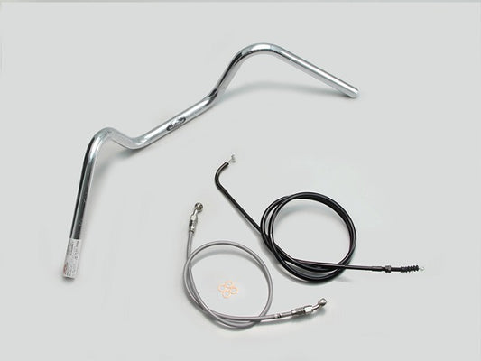 140 forward-up handlebars chrome plated for Estrellas (14-16 FI models)