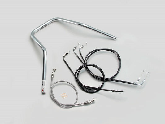 Super Narrow Handlebar Set, Chrome Plated, Estrellla (14-16 FI models)
