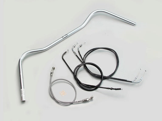 ワイドローオールド2型 ハンドルセット クロームメッキ エストレヤ(14-16 FI車)