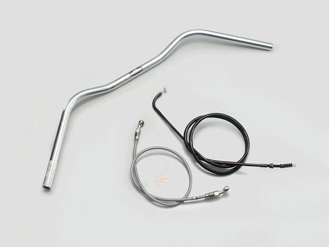 ワイドローオールド1型 ハンドルセット クロームメッキ エストレヤ(14-16 FI車)