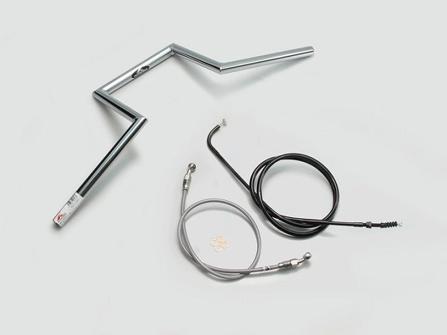 200ロボット2型 ハンドルセット クロームメッキ エストレヤ(14-16 FI車)