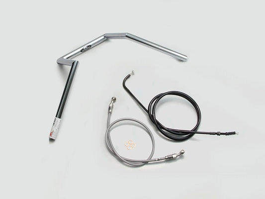 200ロボット1型 ハンドルセット クロームメッキ エストレヤ(14-16 FI車)