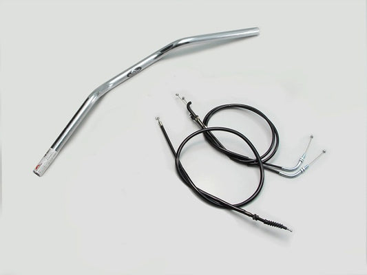 コンチ1型 ハンドルセット クロームメッキ Z250(13-14 ABS無し車)