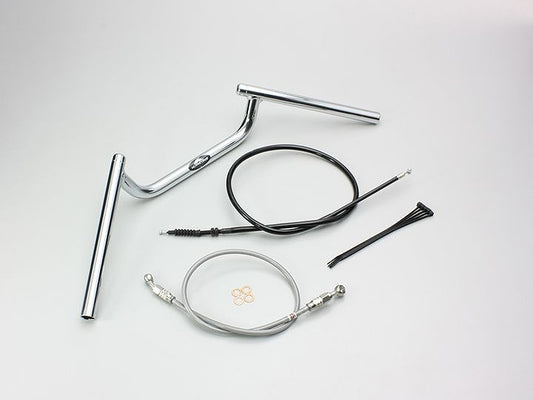 Condor Handlebar Set, Chrome Plated, Z250 '13-14 (non-ABS models)
