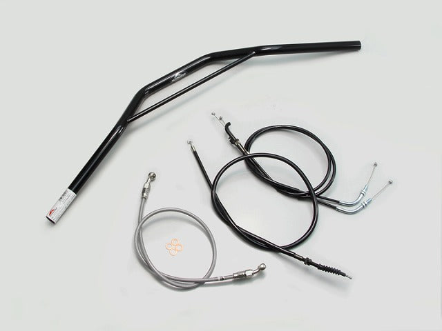 トラッカースヘﾟシャル ブリッジ付 ハンドルセット ブラック Z250(13-14 ABS無し車)