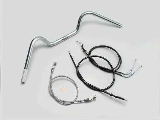 90フォワードアップ ハンドルセット クロームメッキ Z250(13-14 ABS無し車)