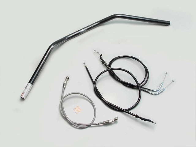 トラッカーLOW ハンドルセット ブラック Z250(13-14 ABS無し車)