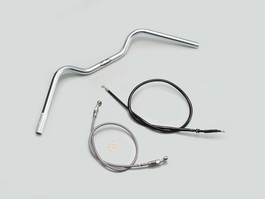 Forward Conti Type 1 Handlebar Set Chrome Plated Z250 (13-14 Non-ABS models)